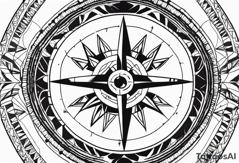 Warrior Native American heritage. Compass. Miss my father. tattoo idea Warrior Native American heritage. Compass. Miss my father. tattoo idea