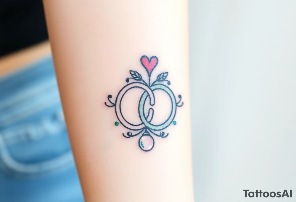 wedding ring tattoo tattoo idea