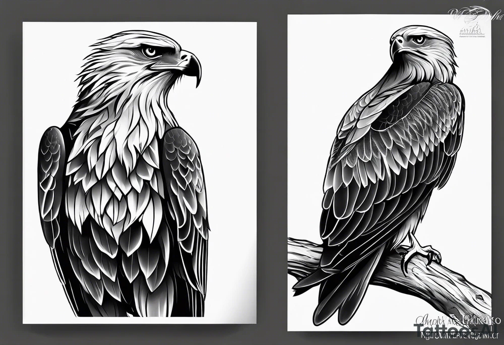 Black kite. Soft. Small. Child like. Environmental elements tattoo idea