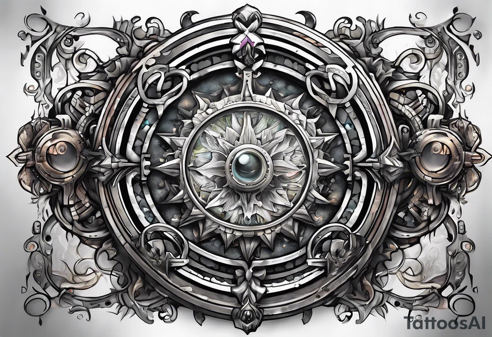 Portal to another world tattoo idea