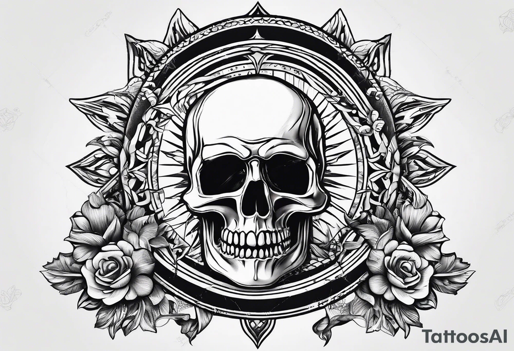 sun card games tattoo idea