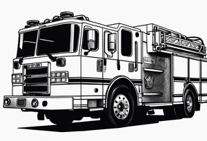 fire engine tattoo idea