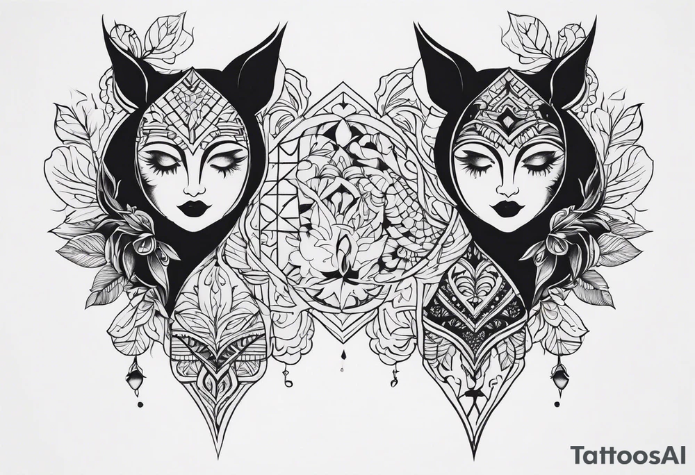 Matching tattoo with friend cool tattoo idea