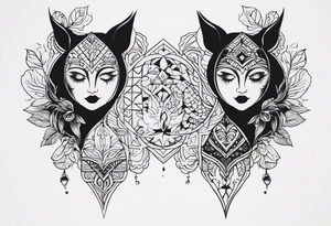 Matching tattoo with friend cool tattoo idea