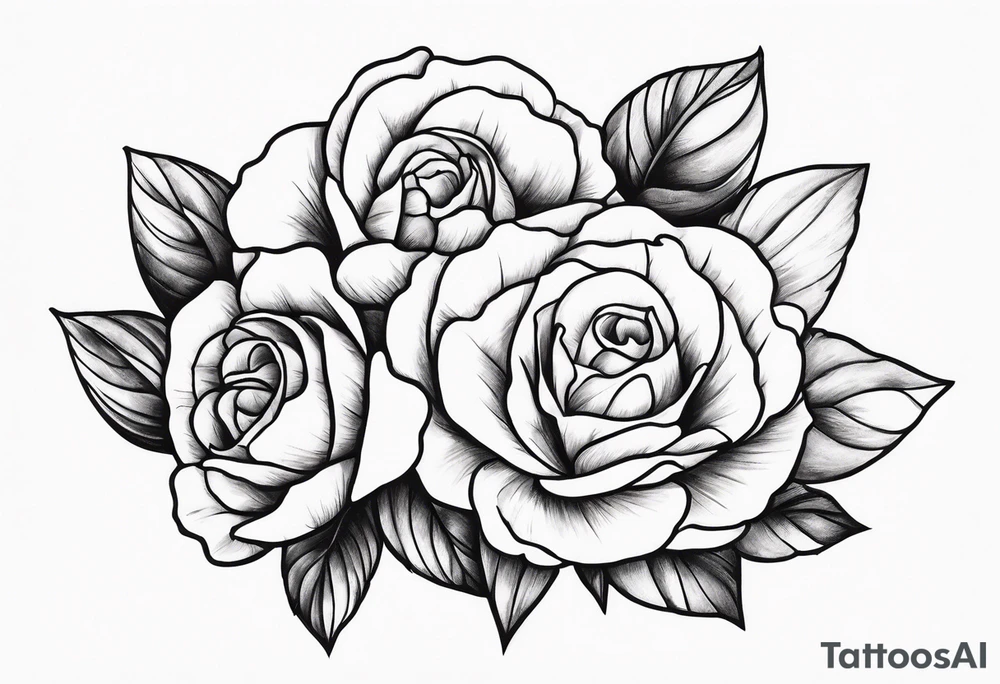 Zwei Rosen Leuchtturm tattoo idea