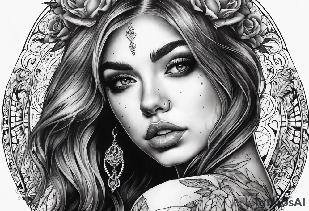 dead girl tattoo idea