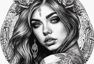 dead girl tattoo idea
