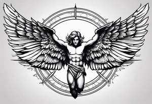 Icarus's myth tattoo idea