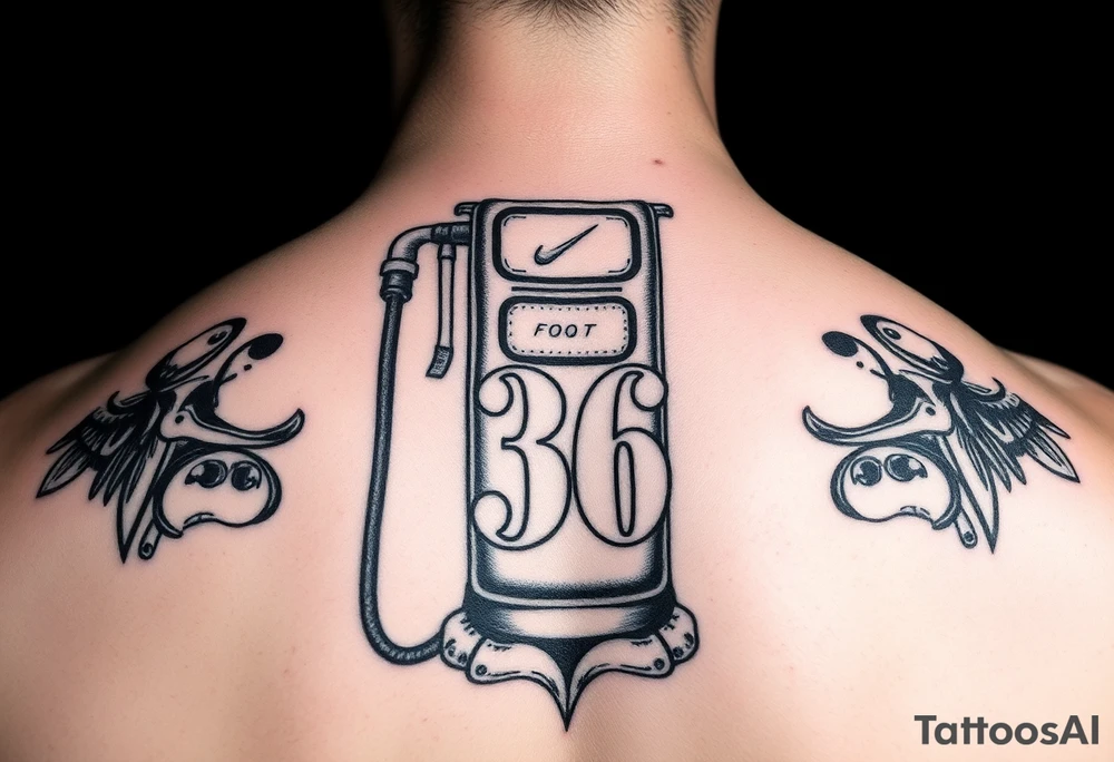 Fuel pump with number 36 tattoo idea