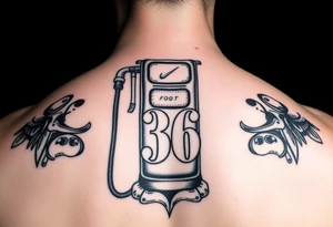 Fuel pump with number 36 tattoo idea