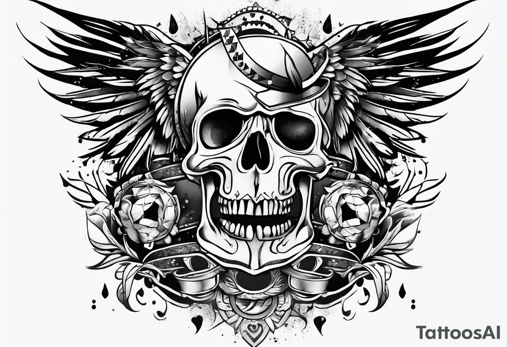 punk rocker tattoo idea