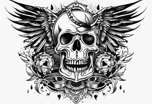 punk rocker tattoo idea