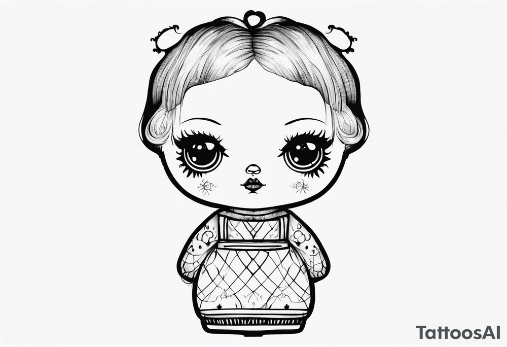 Creepy Doll tattoo idea