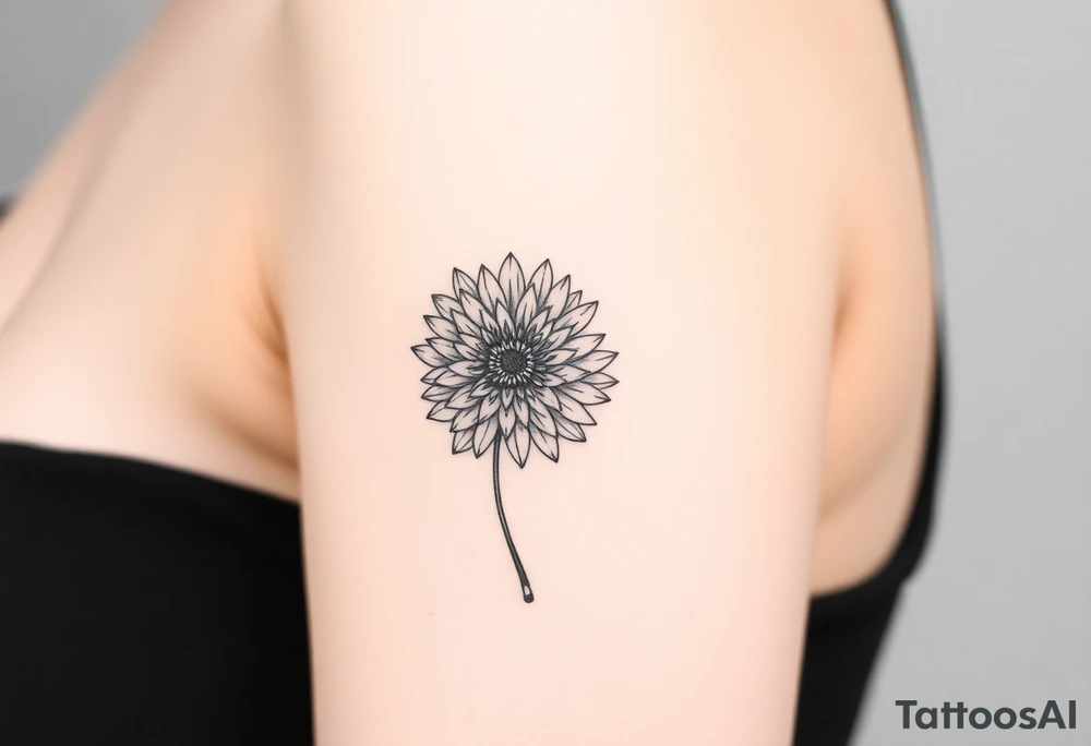 chrysanthemum tattoo idea