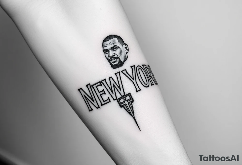 Lebron New york tattoo idea