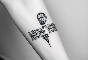 Lebron New york tattoo idea