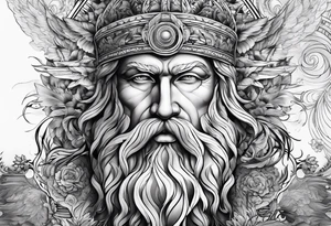 Zeus tattoo tattoo idea