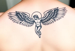 Icarus falling tattoo idea