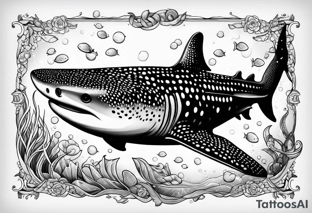 whale shark tattoo idea