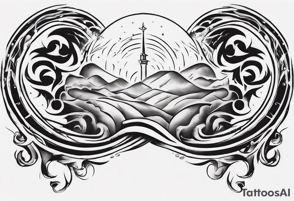 Horizontal inner bicep tattoo. “walk by faith, not by sight” modern tattoo tattoo idea