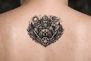 Old slavic powerful tattoo tattoo idea
