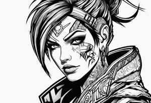 Borderlands 2 psycho tattoo idea