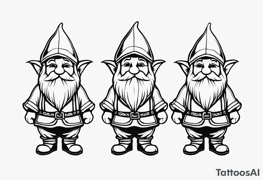 Gnome tattoo idea