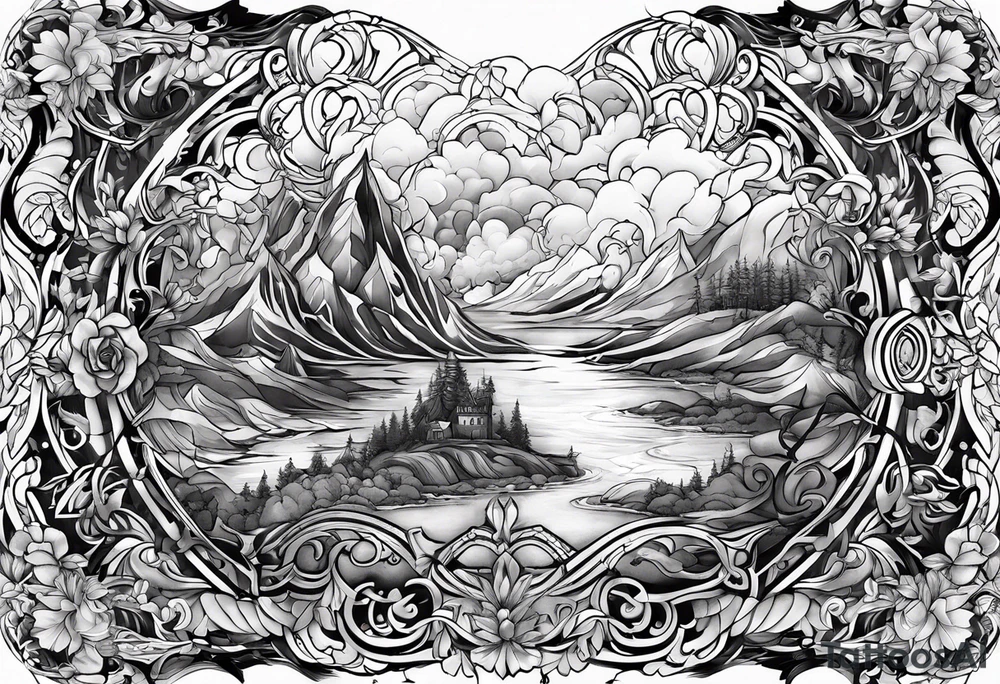 Amalgamate the names Adamczyk- Midjord tattoo idea