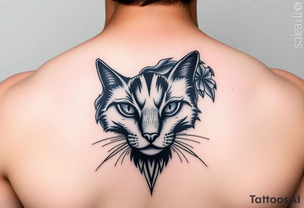 Black Cat tattoo idea