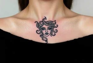 Small Medusa tattoo idea