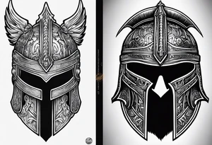 “If you’re going thru hell keep going” wrapped around a spartan helmet. tattoo idea