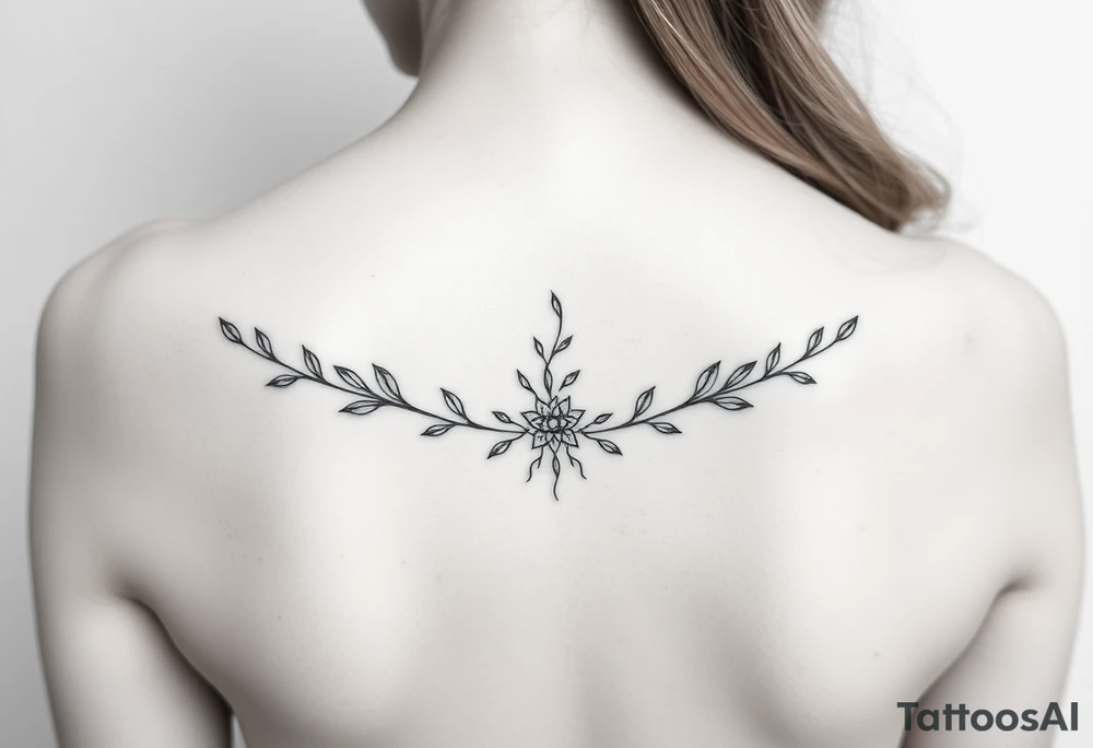 tattos down my spine tattoo idea
