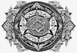 Nordic, viking small and dainty symbol tattoo idea