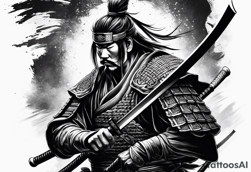 Samurai theme tattoo masculine with out a samurai tattoo idea Samurai theme tattoo masculine with out a samurai tattoo idea