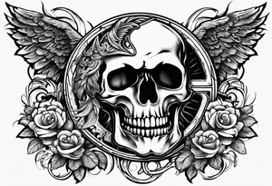 The number 1974 in Metallica font tattoo idea