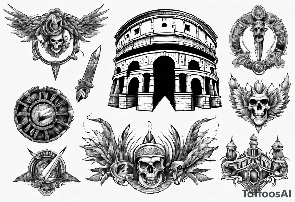Coliseum tattoo idea