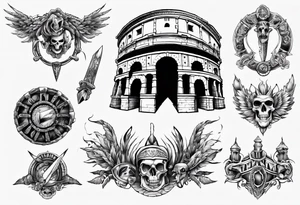 Coliseum tattoo idea
