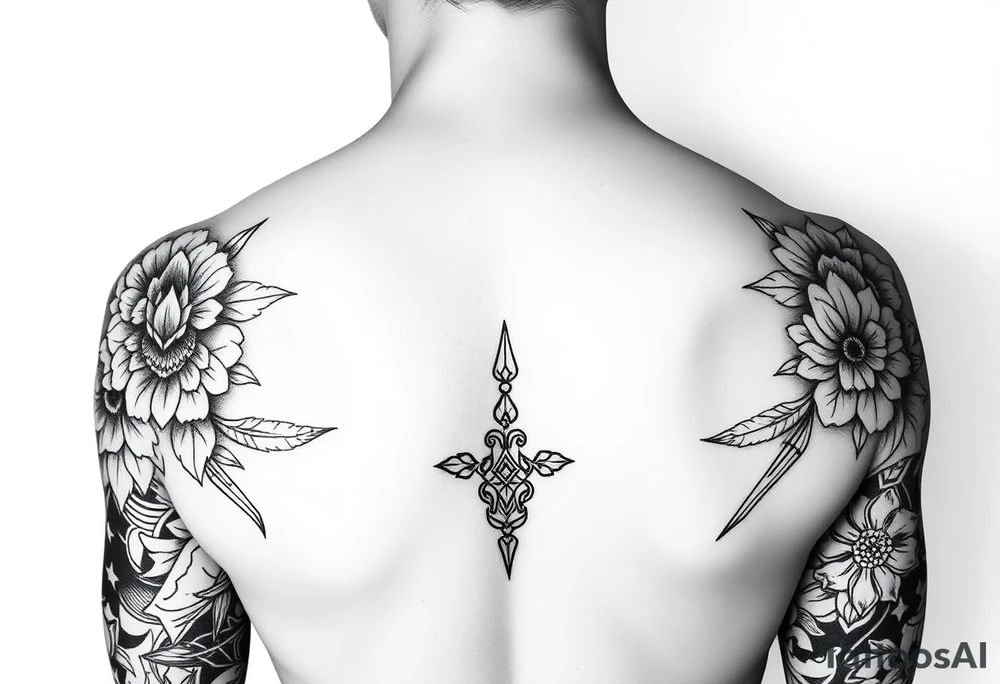 hot nude blonde girl covered in blackout tattoos tattoo idea