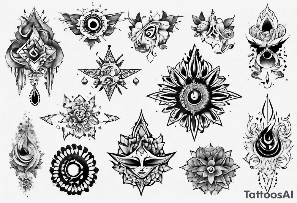 Name Neha tattoo idea
