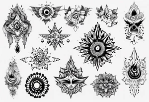 Name Neha tattoo idea