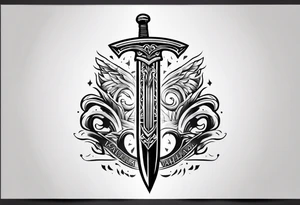 Valhalla 
 sword tattoo idea