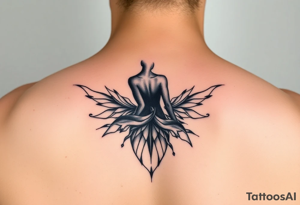 Simple abstract feminine tattoo tattoo idea