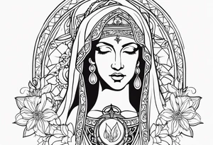 mother Mary tattoo idea