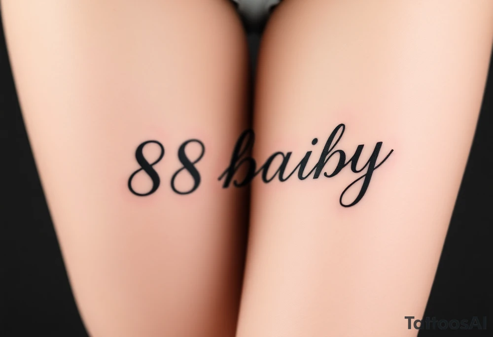 88baby tattoo idea