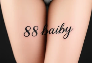 88baby tattoo idea