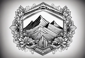 chevron tattoo idea