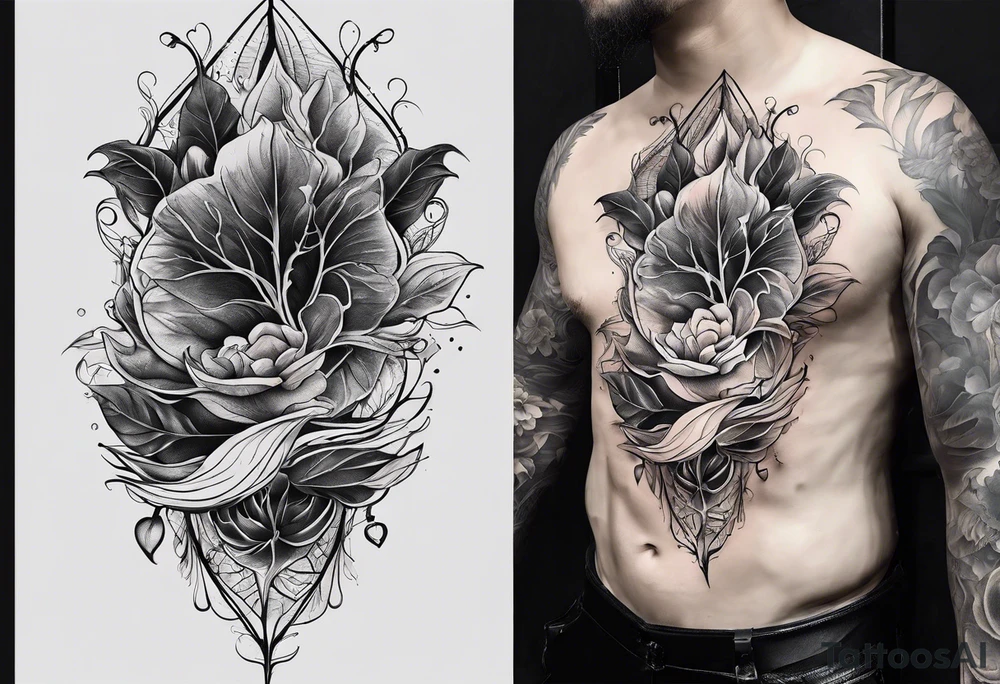 human veins tattoo idea