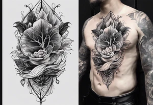 human veins tattoo idea