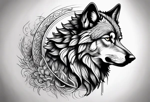 Stoic Wolf tattoo idea