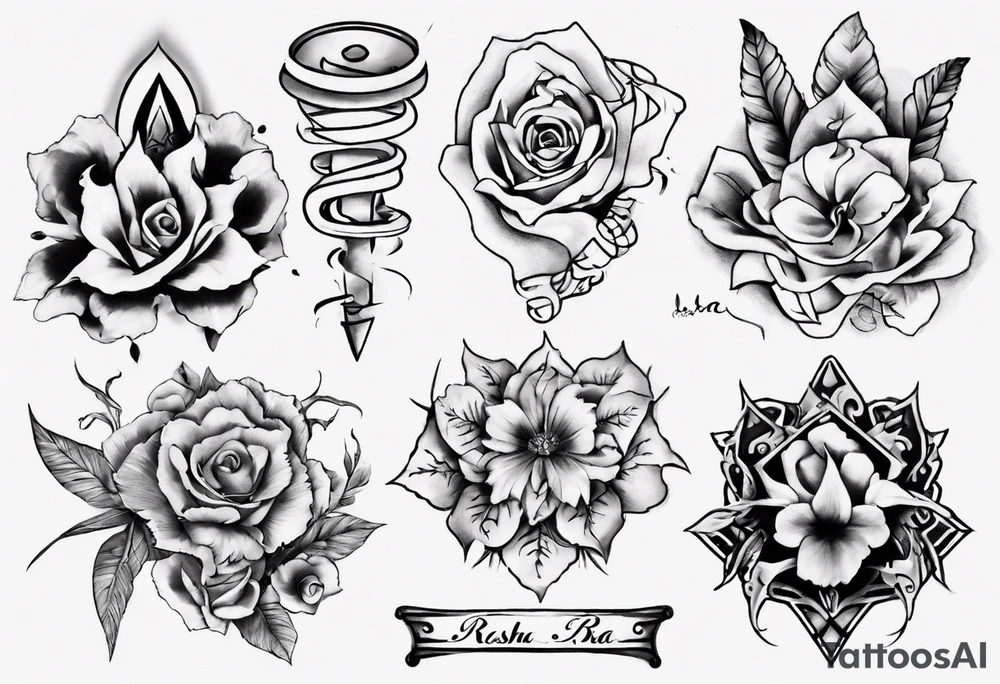 Name - Raesha tattoo idea